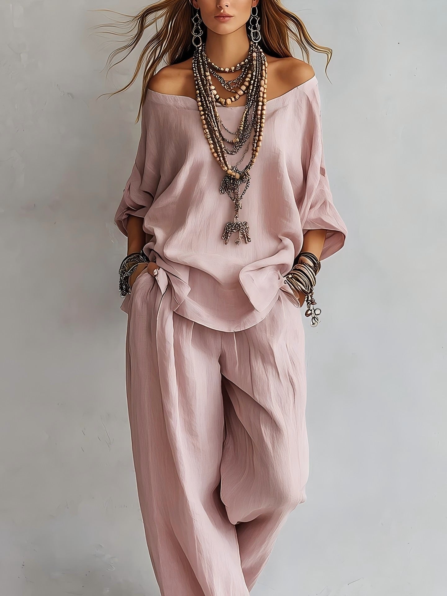Off-shoulder Suits Women
