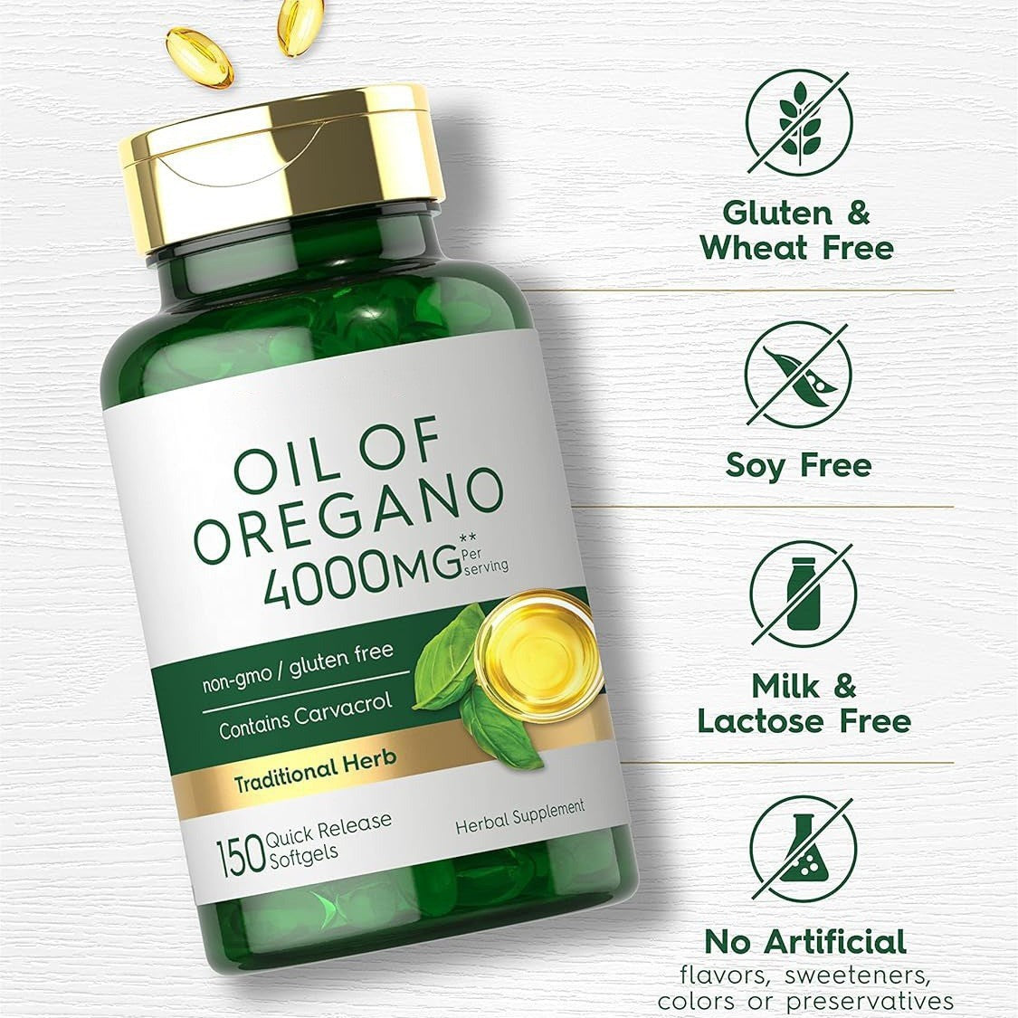Oregano Oil Capsule Dietary