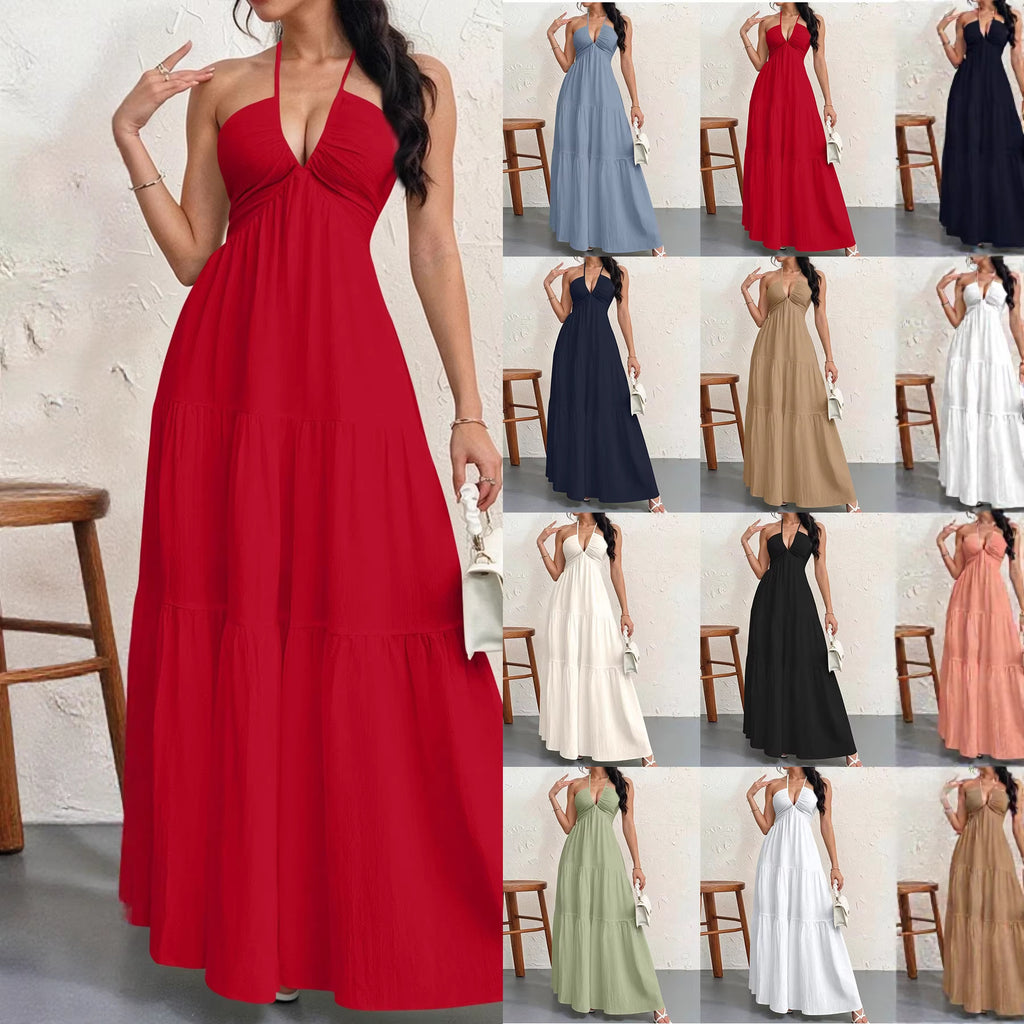Backless Dress Women's Dress