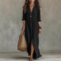 Long-sleeve Maxi Dress Casual